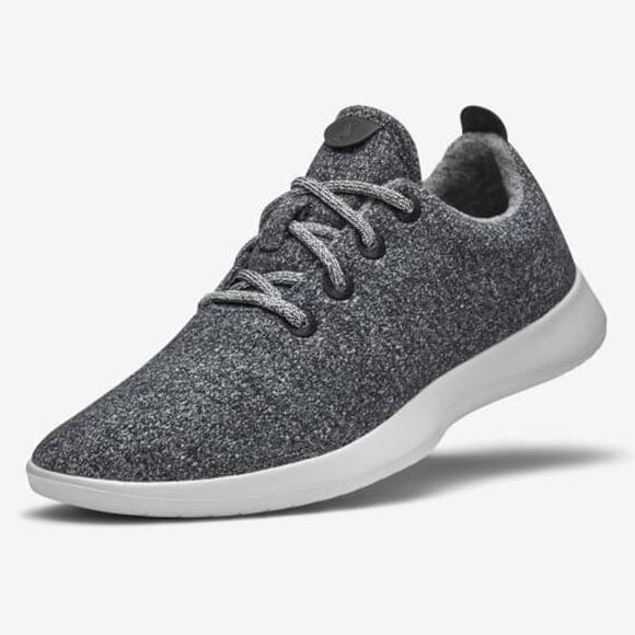Allbirds Black Wool Runners Sneakers Size 11 - Picture 1 of 11